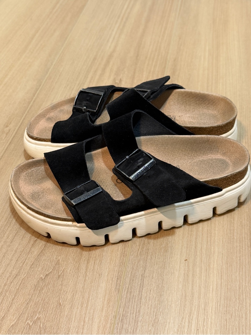 Birkenstock Papillio Arizona Platform Sandals—Size 38